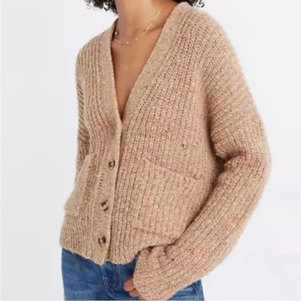 Madewell Tan Women's Cardigan Sweater